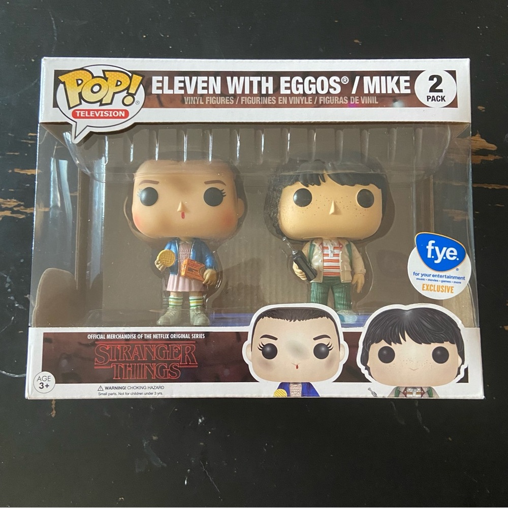 Funko Stranger Things Eleven and Mike Figures